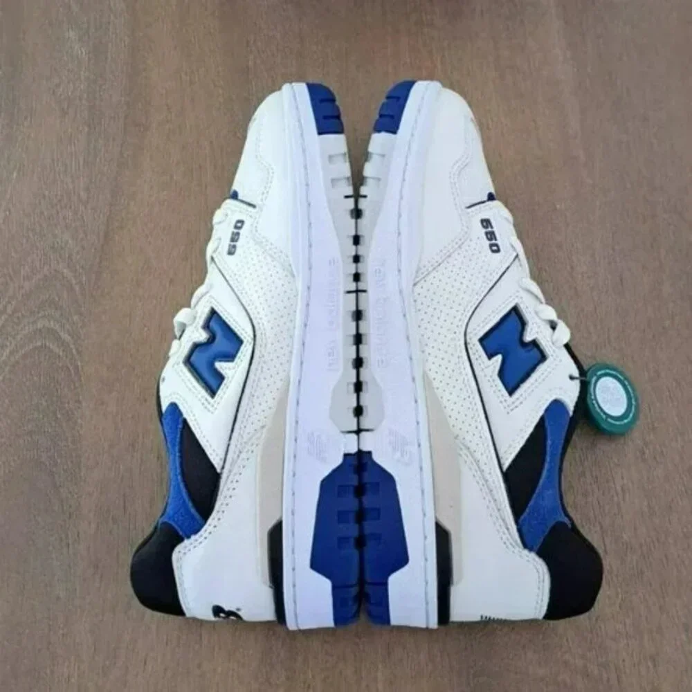 New Balance 550 - Color: Sea Salt/Team Royal - Size: Men 9 - Picture 6 of 9